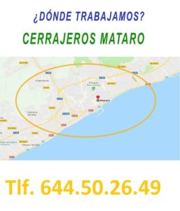 ¿ en que zonas de mataro trabajamos ?